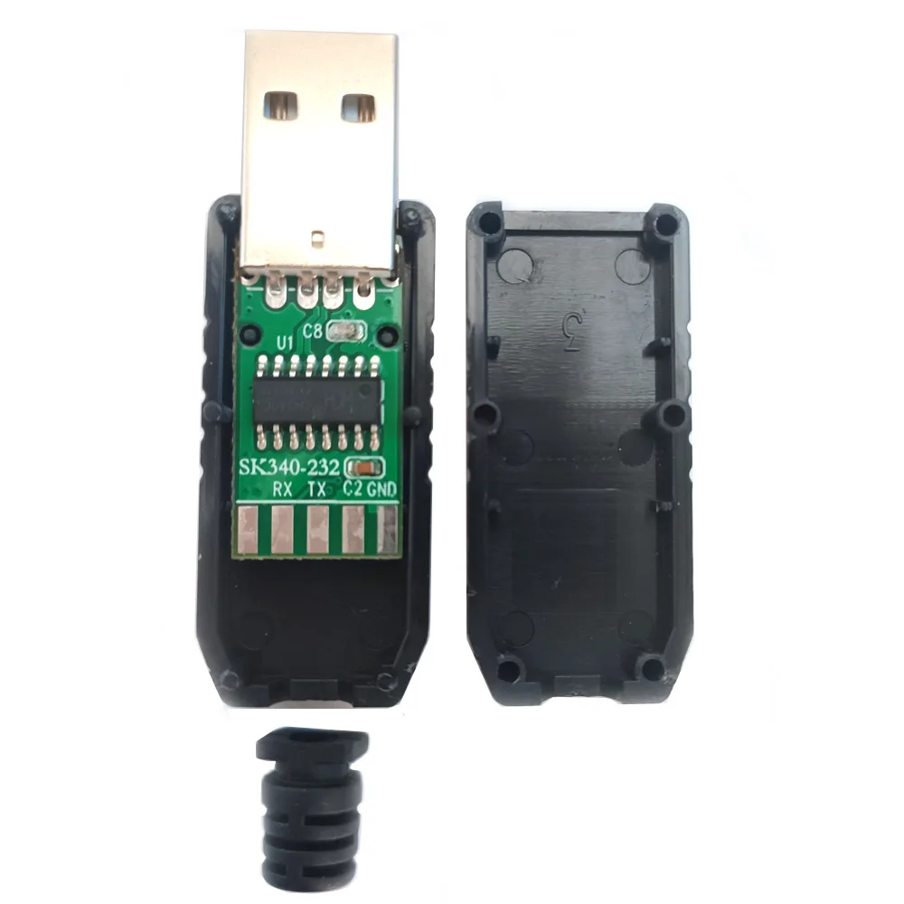 WCH CH340 USB to Serial Adapter PCB for Firmware Upgrade Flash Com Test Tools Kit