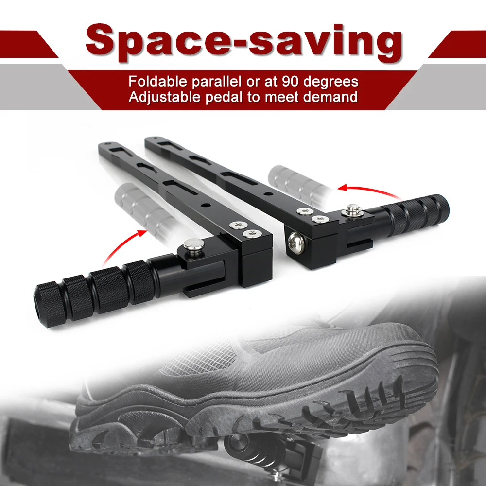For Honda Ruckus 50 (Zoomer) 2003-2024 Motorcycle Rider FootRest Foot Peg Lowering Brackets Highway Foot Forward Rest Bracket