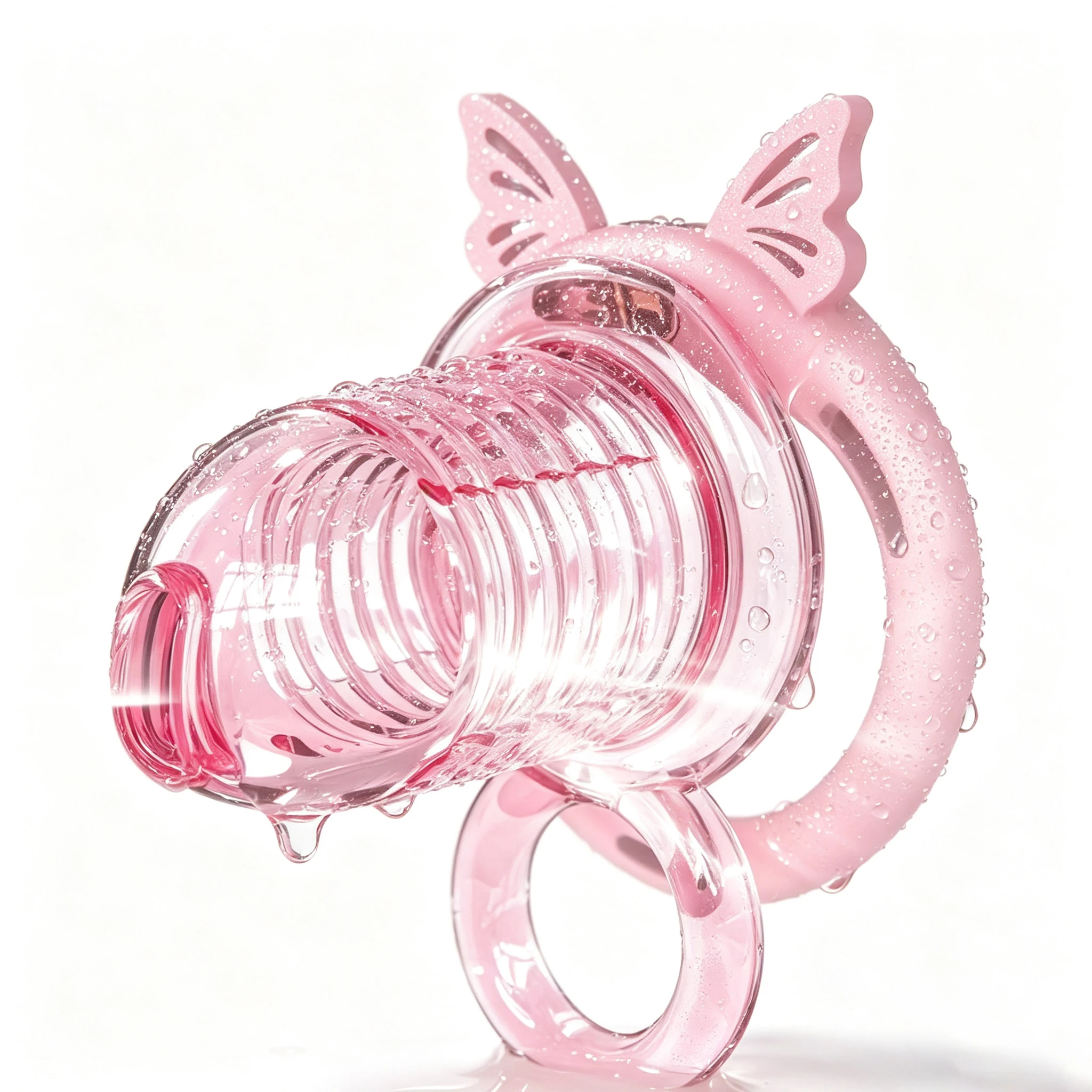 NEW Stretchable Male Chastity Cage with Anal Plug Remote Control Adult Sex Toy for Men Gay Sissy Urethral Lock 6 Size Peins Ring