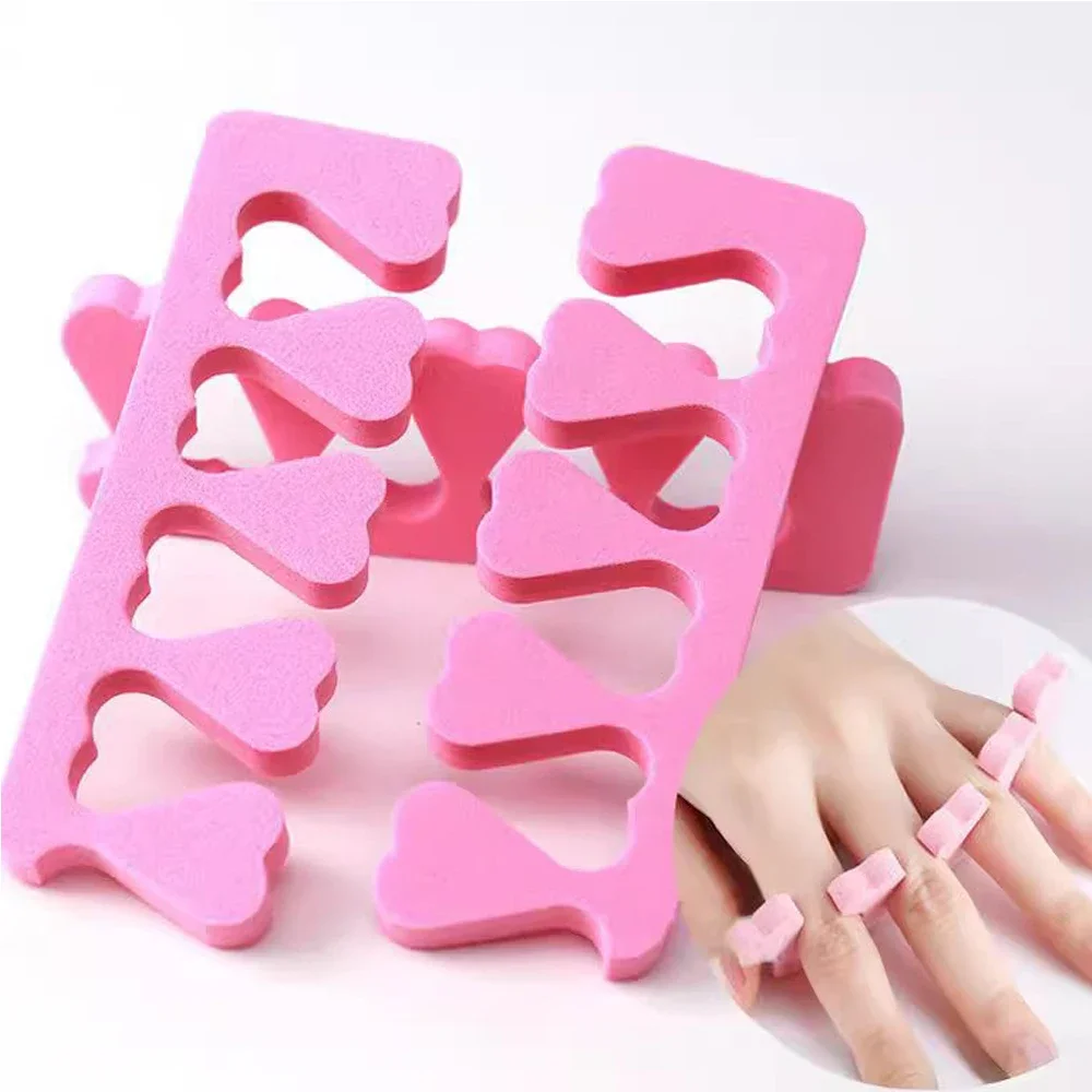 ฟองน้ําเล็บนุ่ม Toe Finger Separator ใช้งานง่ายเล็บ Art ทําเล็บมือเล็บเท้า Divider ผู้ถือนิ้วมือแยกเล็บเครื่องมือ