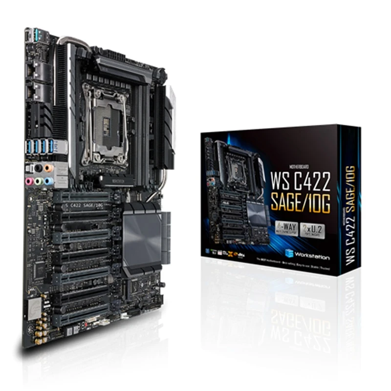 WS C422 SAGE/10G , Workstation Motherboard LGA2066,Xeon W Processor and ECC Memory