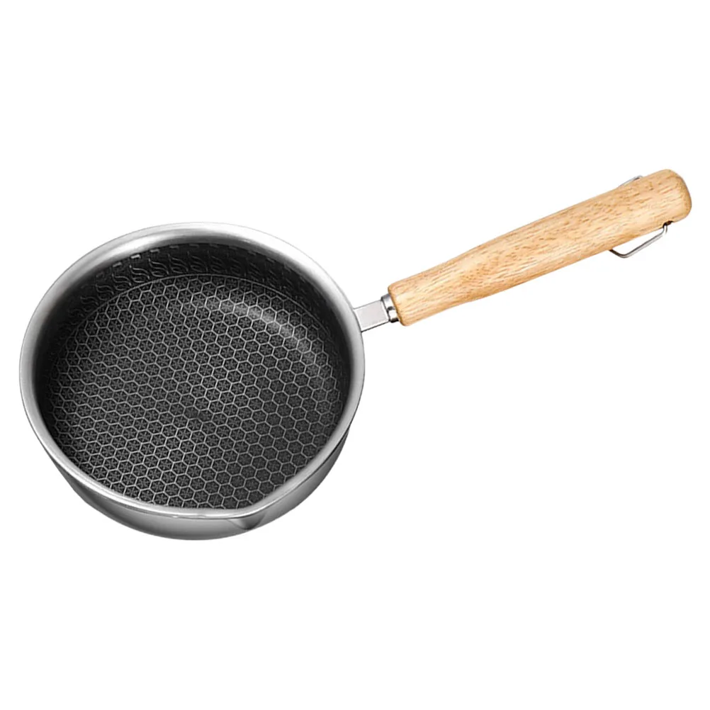 

Stainless Steel Frying Pan Honeycomb Nonstick Kitchen Cookware Eggs Steaks Ideal Heat Distribution Corrosion Resistant Easy