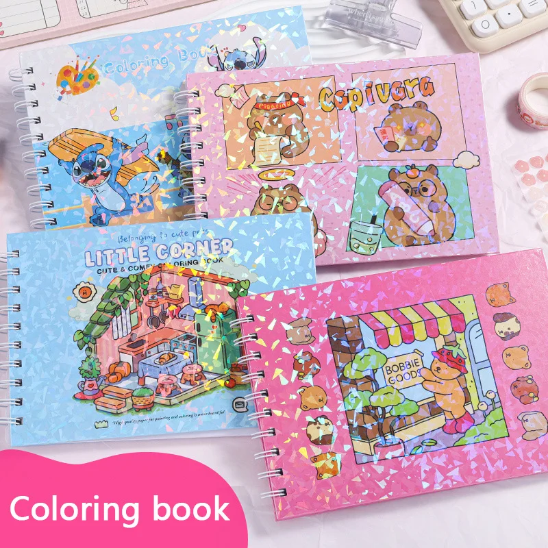 

Книжка-раскраска Bobbie Goods, милая и уютная для взрослых и подростков (от же стиль, обложка разных цветов)