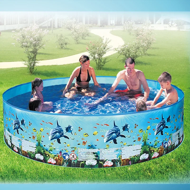 Large Outdoor Family Swimming Pool Circular Thickened Non Inflatable Ocean Ball Pool Children\'s Baby Swimming Pool Household Use