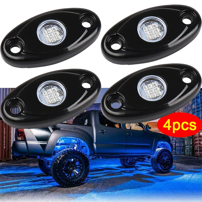 Universal Car Underbody LED Atmosphere Neon Light Decorative Lamp Light Exterior Decoration Waterproof Rock Light