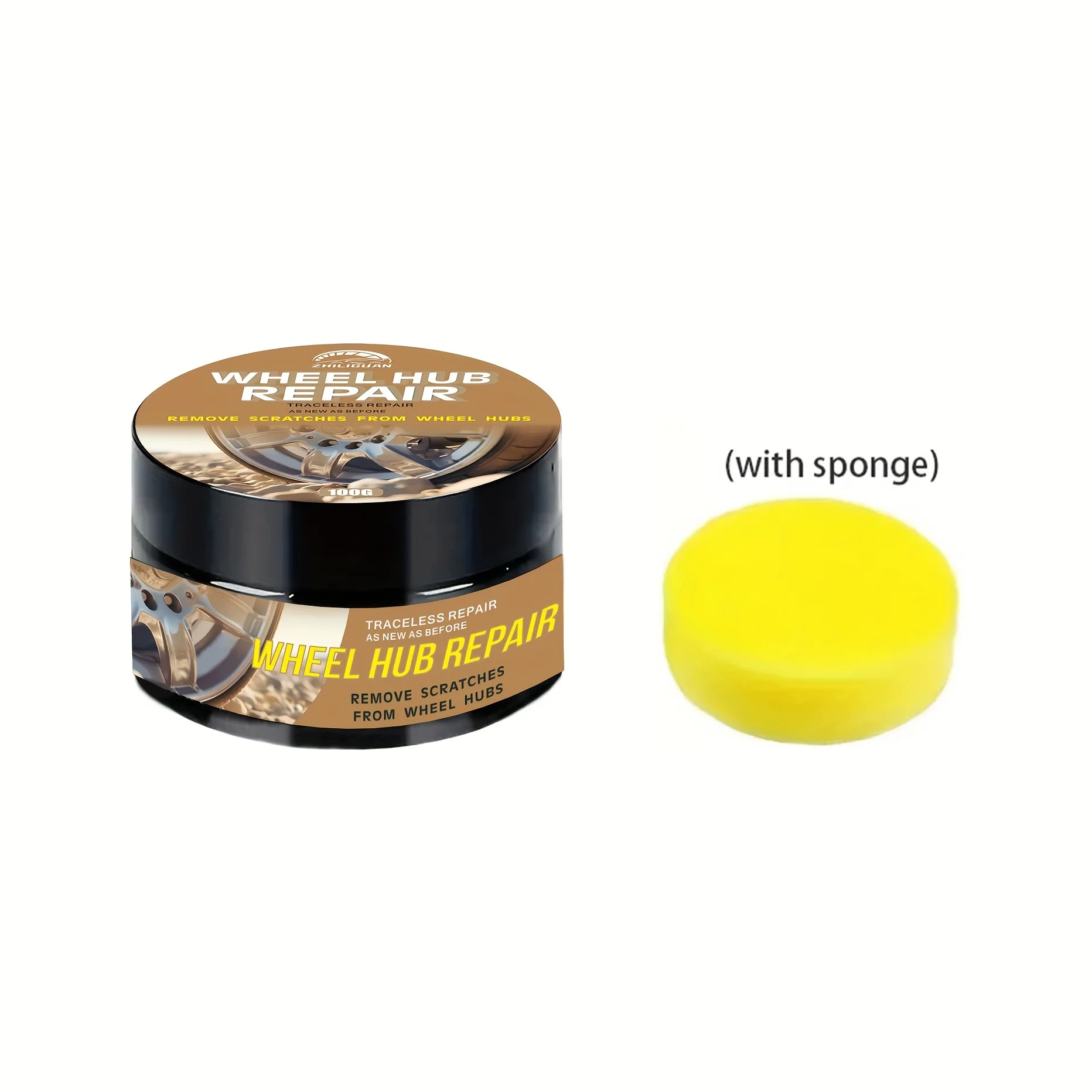 Ultimate Wheel Repair Kit - Scratch&Fade Restoration with Polishing Paste for Enhanced Car Maintenance，Durable protection