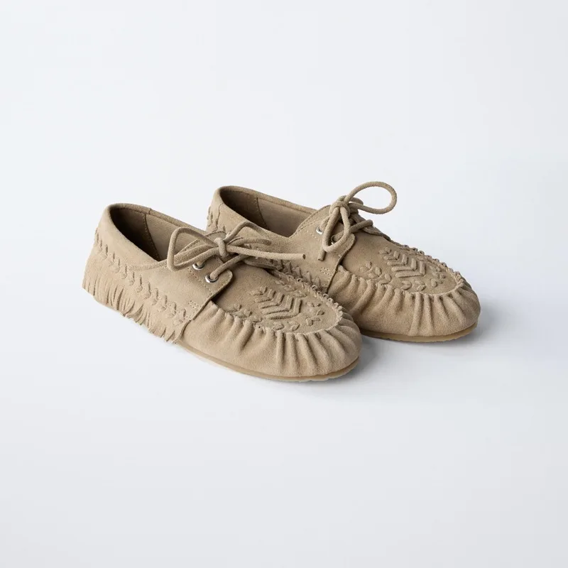 

Осенние женские лоферы Banyiyou 2023, зимние замшевые туфли цвета хаки с кисточками, одинарные туфли для ленивых, женские плетеные лоферы на плоской подошве с бантом