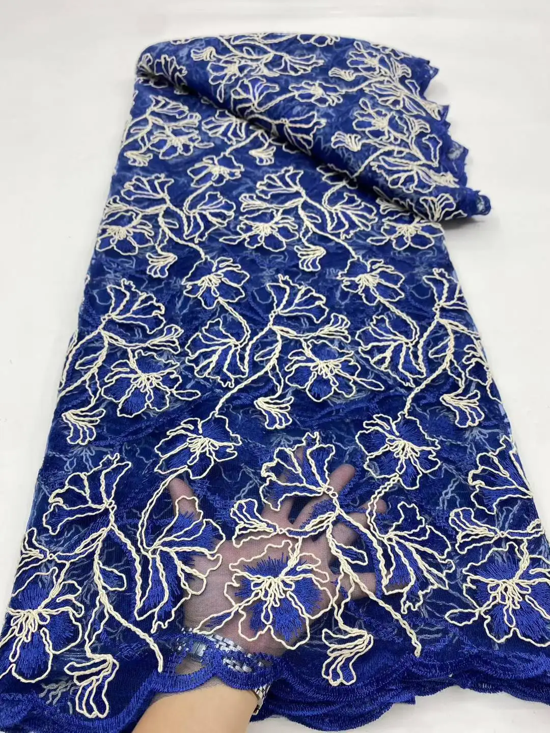 5 ياردة أحدث الساخن بيع الدانتيل الفرنسي جودة عالية الأفريقي تول الدانتيل صافي المطرزة أقمشة الدانتيل لحفل الزفاف Dress-DP