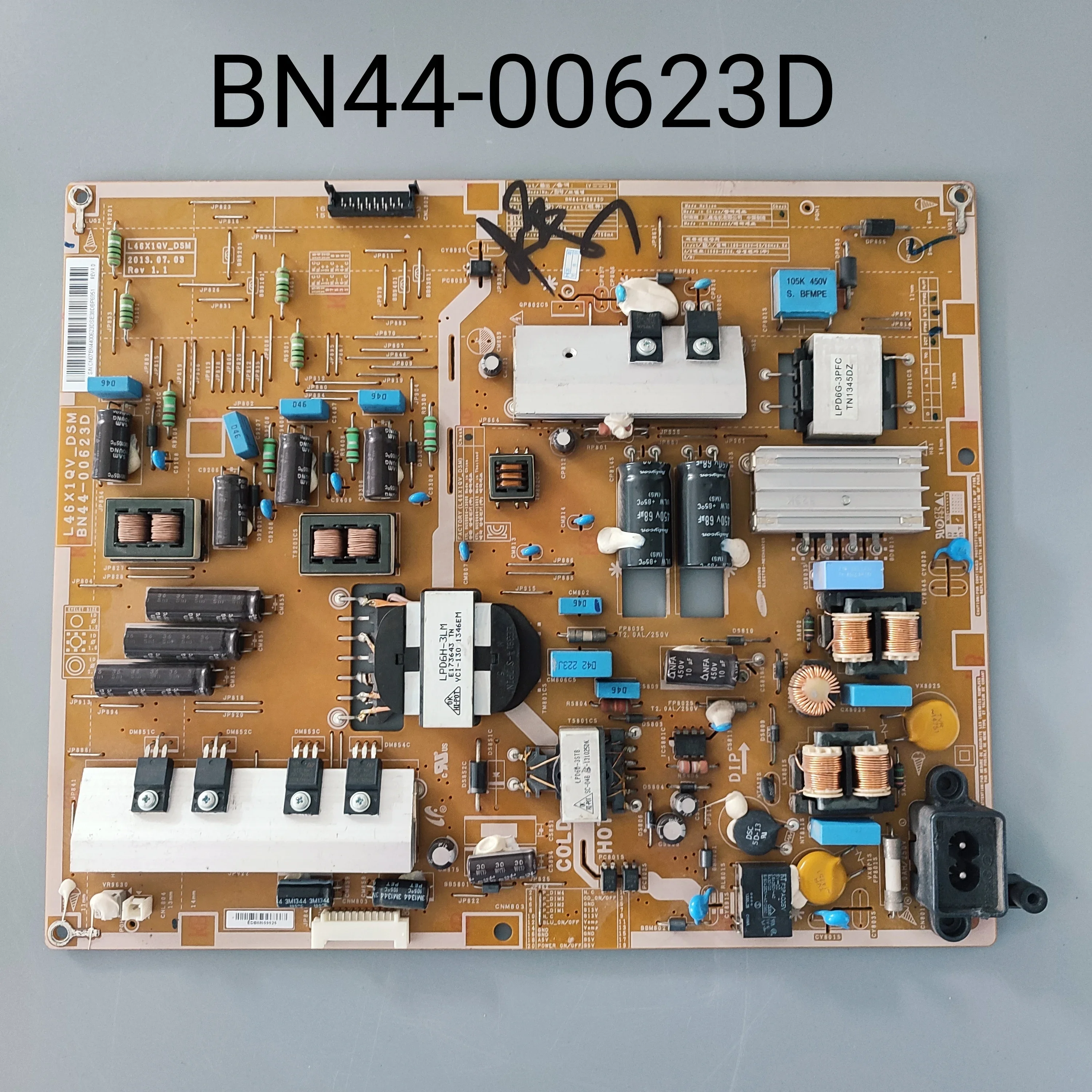 

Оригинальная плата питания BN44-00623D для UE46F6100 L46X1QV_DSM UE46F6100AW UA46F6400AJ UE46F6400Источник питания