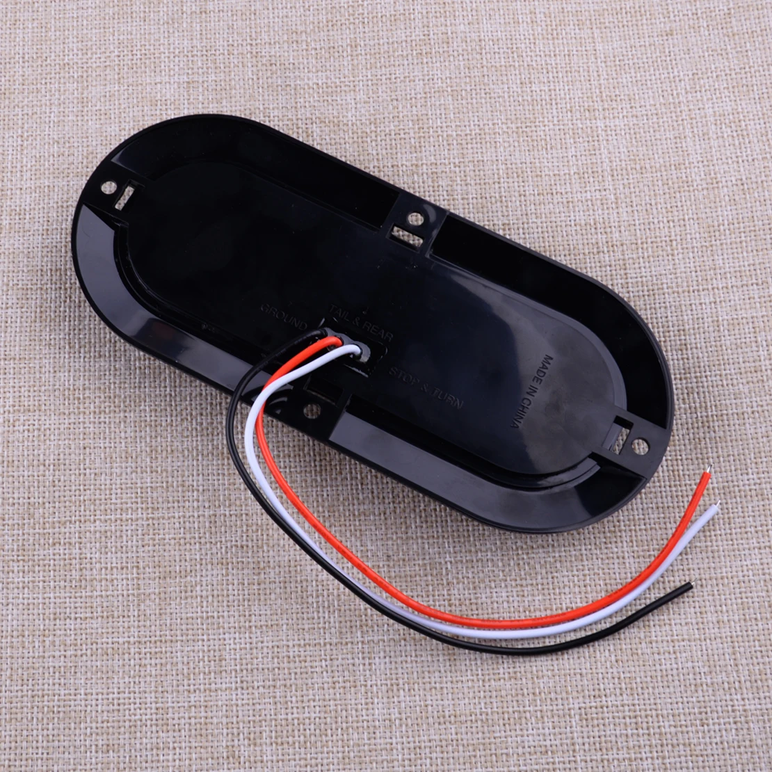 

2 шт. дымчатые линзы красный светодиодный автомобиль грузовик прицеп овальный боковой габаритный указатель поворота лампа 12-24 В