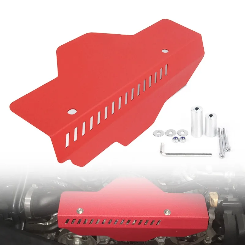 Aluminum Pulley Cover Belt Guard For 2002-2014 WRX STI Engine Bay Decoration Protector
