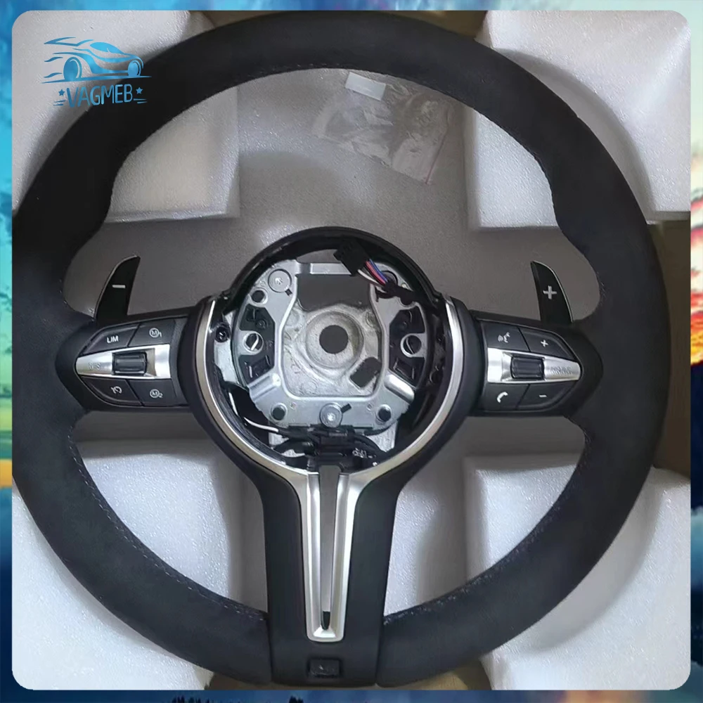 

For BMW F10 F11 F12 X5 F15 X6 F16 F20 F21 F22 F25 F26 F30 F31 F32 F33 F34 F35 F36 M3 F80 Full Alcantara M Sport Stering Wheel