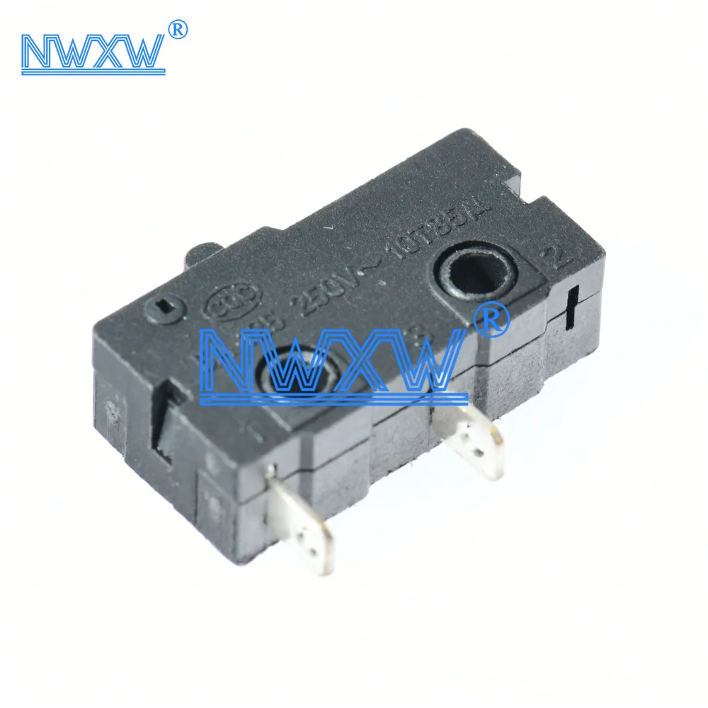 KW12-A-1 handleless press on/2-pin normally open press on 5A 125V travel limit switch contact button