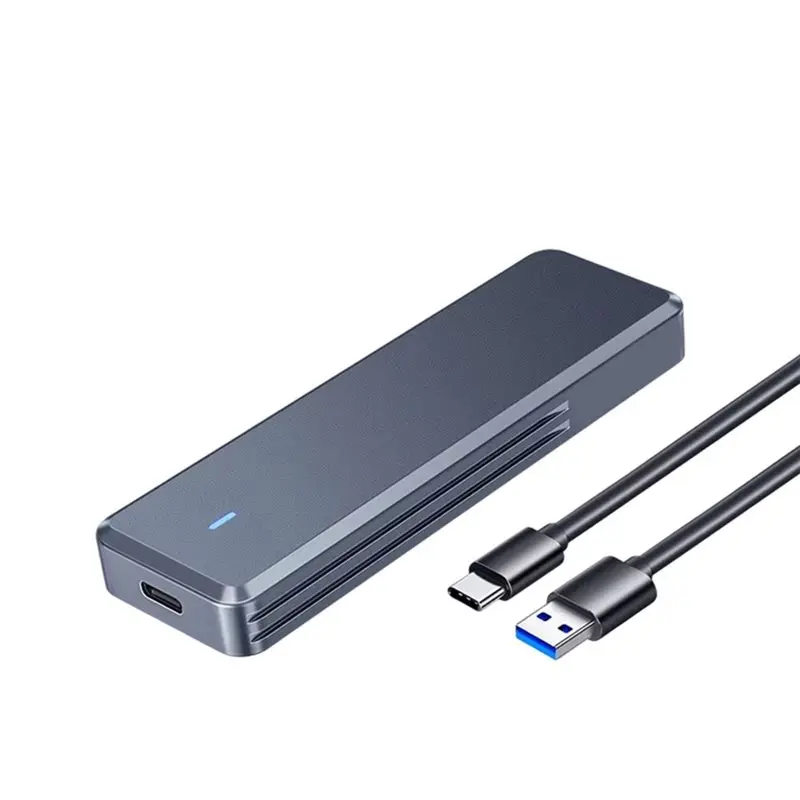 Super Deal -M. 2 External Hard Drive Case 10Gbps USB3.2 Type-C M. 2 SSD Enclosure M2 Nvme SATA SSD Adapter For PC Laptop