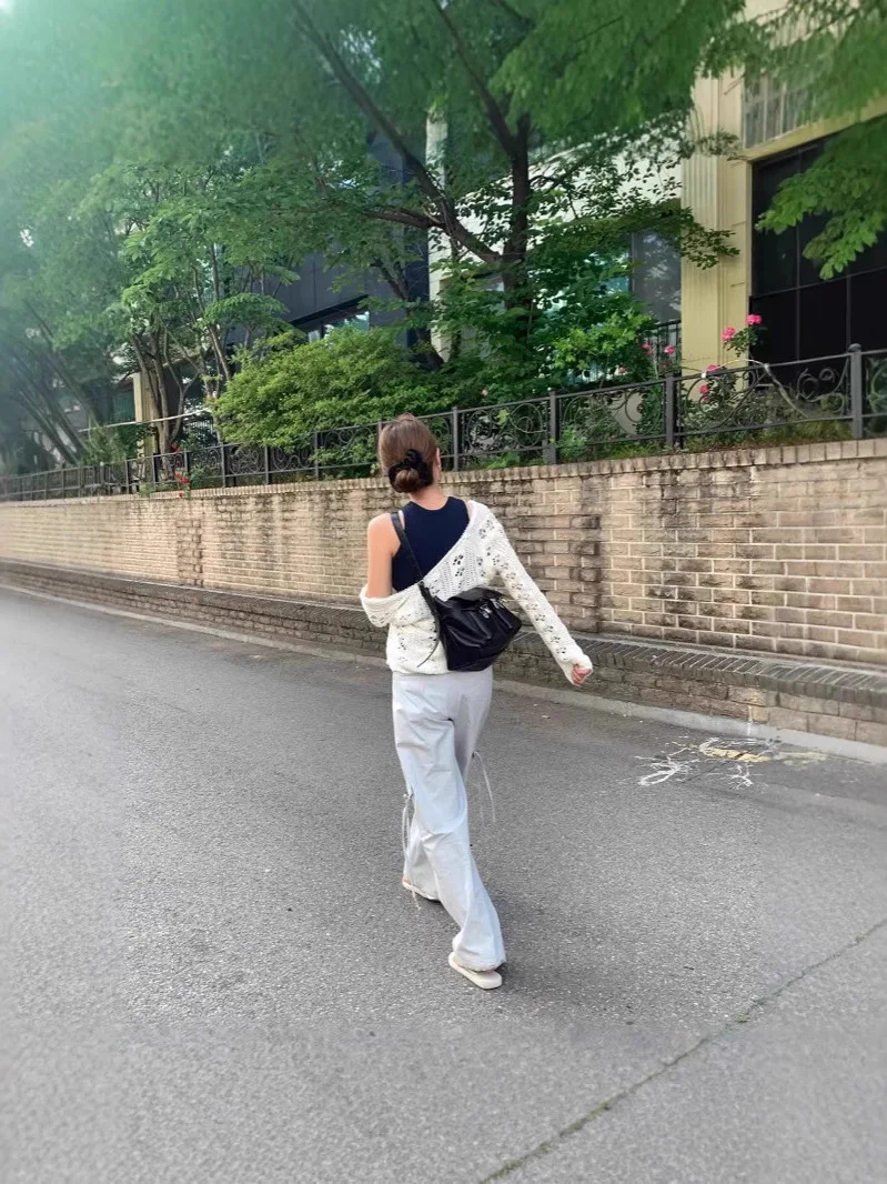 Plones de Trabajo Hoados Tanna con Lazo de Mariposa, Estilo Coreano Informal, Plones Deportivos Largos de Diseñador...