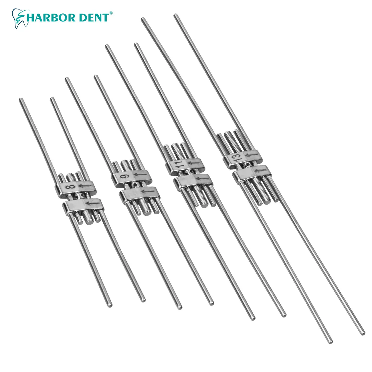 1Pc Dental Orthodontic Expansion Screw Rapid Palatal Expander Hyrax Mini Standard Stainless Steel 8/9/11/13mm Dentistry Tools