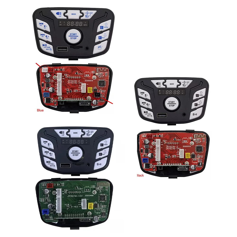 Electric Car Control Switch Children\\\'s Ride-On Car Parts For Baby Carriage High Reliability Music Playing Original Appearance