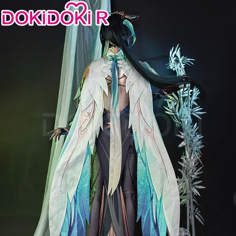 لعبة Xianyun التأثيرية Genshin Impact Cosplay � �     XS-2XL sionDokiDoki-R المرأة تأثيري Xianyun سحابة التجنيب شعر مستعار تأثيري زائد Si
