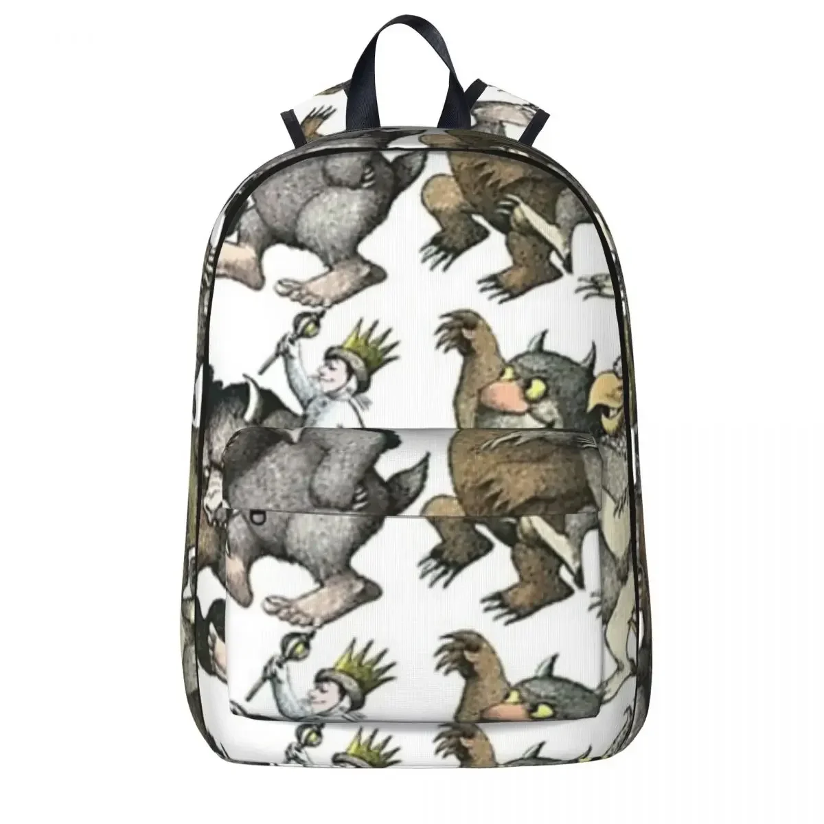 

Wild Things Romp Graphic Woman Backpacks Boys Bookbag Waterproof Children School Bags Portability Laptop Rucksack Shoulder Bag