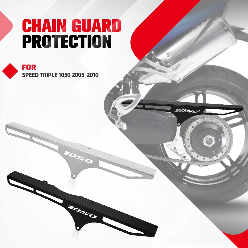 

Motorcycle Chain Guard Protection Cover Fit For Speed Triple 1050 2005 2006 2007 2008 2009 2010 Chain Belt Guard Cover Protector