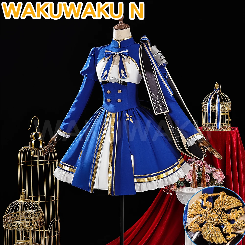 

Saber Cosplay Game Honkai: Star Rail【S-2XL】WakuWaku-N Cosplay HSR Saber Cosplay Costume Blue Dress Plus Size FATE Saber FGO