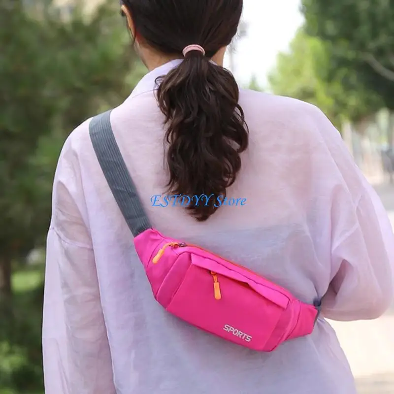 

G6DE Running Waist Pack Women & Men Crossbody Wallet Belt Fitness Workout Bag