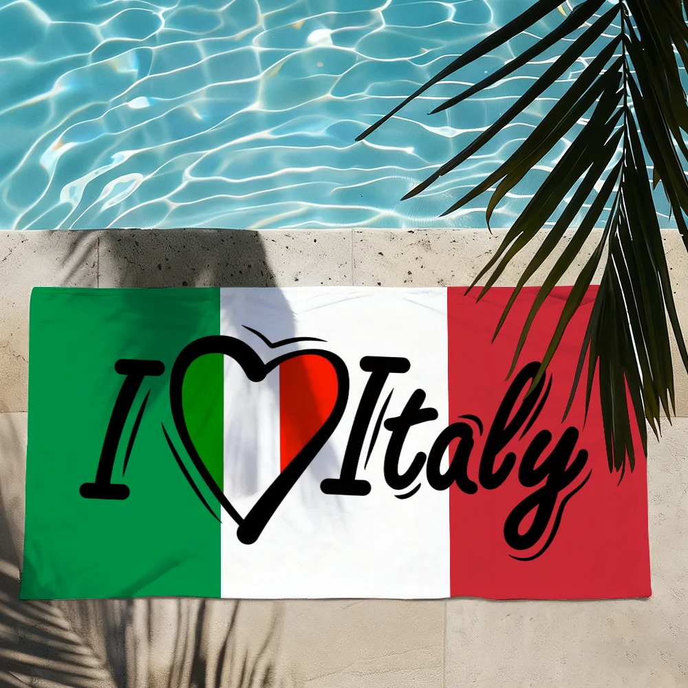 Serviette imprimée drapeau ita - Travel Accessories Italy avis et prix