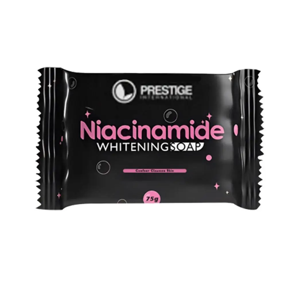 75g Niacinamide Sapone schiarente Pulizia profonda dei pori Ringiovanimento Idratante Sapone fatto a mano Esfoliante Sbiancante N6L7