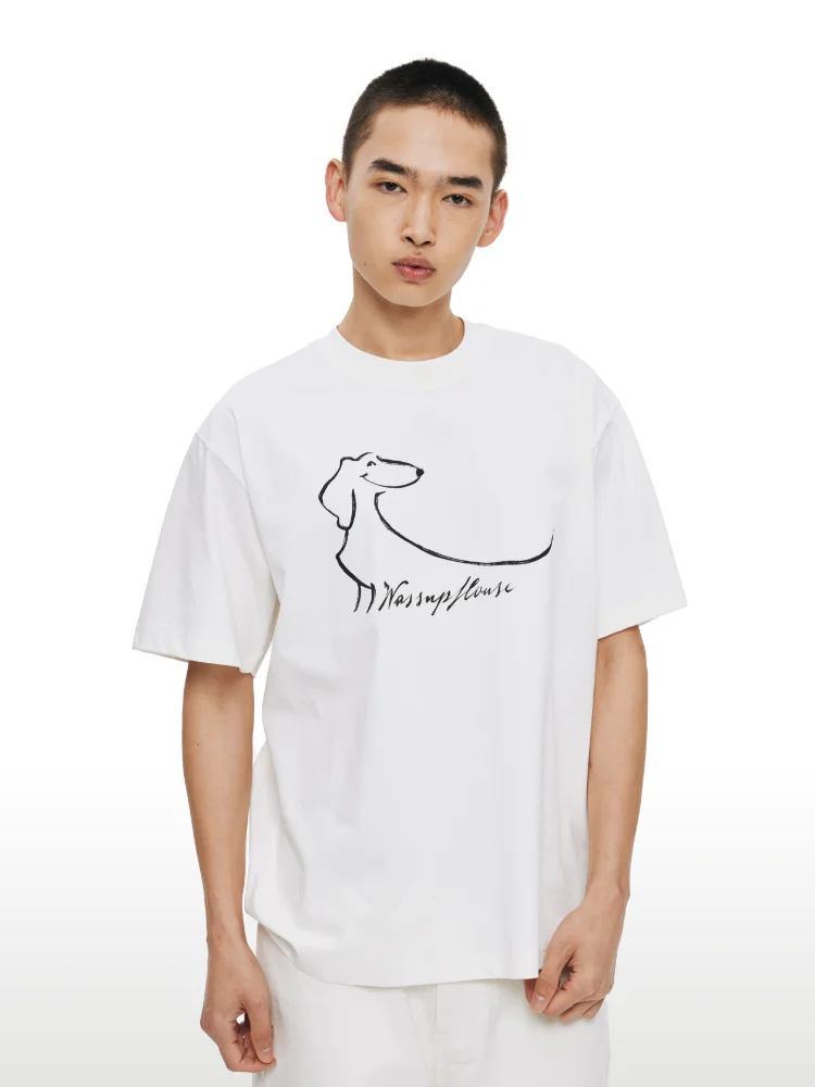 

Funny Dachshund T shirt 100 Cotton Oversized Tee Men Women Couple Matching Summer Streetwear Casual Unisex Round Neck Top