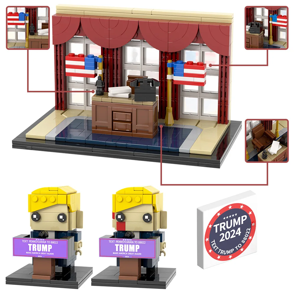 MOXXI MOC президент фигурки модель комплект для наборов для взрослых DIY архитектура совместимые строительные блоки ремесленные игрушки для детей