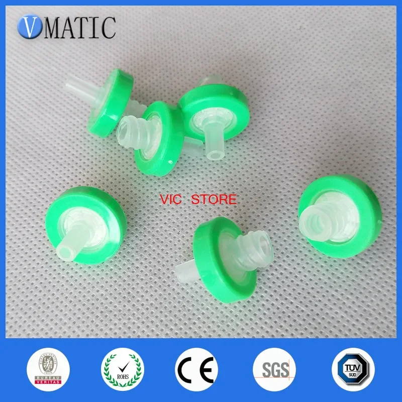 Free Shipping Quality 100Pcs 13mm 0.22um Plastic Syringe-Driven Filter Syringe Filter Organic Solution Filtration Membrane