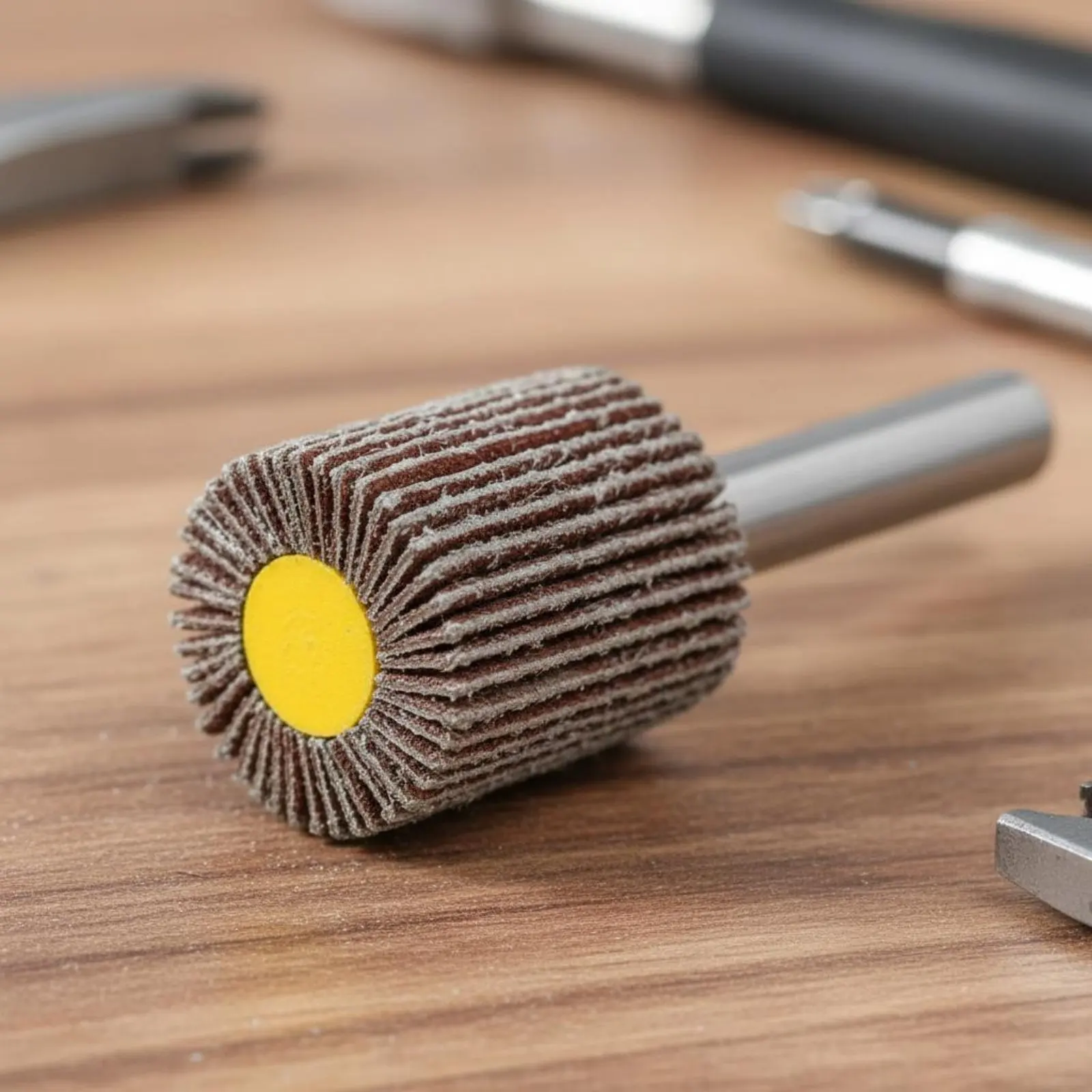 

Mounted Flap Sander Polishing Flap Sanding Head Sanding Drum with Shank High Performance Power Tool Accessory Rust Removal