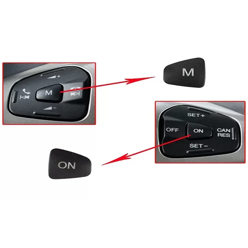 

Audio Volume Steering Wheel Buttons M/ON Button Fir For Ford Escort Fiesta MK7 MK8 ST 2013-2021 Car Accessories