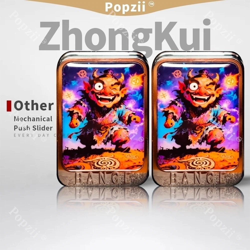 

ZhongKuiEDC Stainless Steel Mechanical Multi Orbit Push Slider Office Stress Relief Gadgets Multiple Ways to Play Fidgeting toys