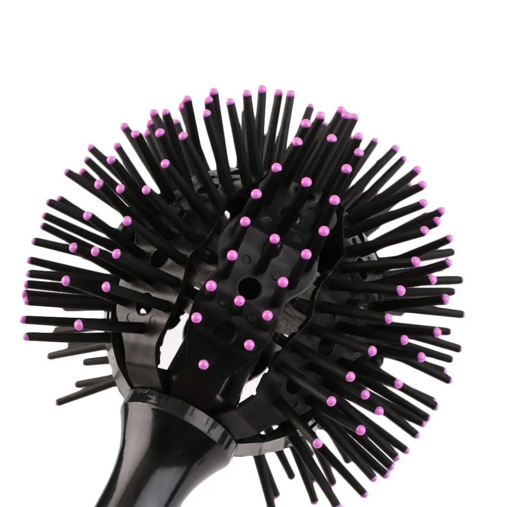 Multifunctional Creative Air Bang Hair Curling Comb 3d Massage Comb Heat Resistant Hair Comb