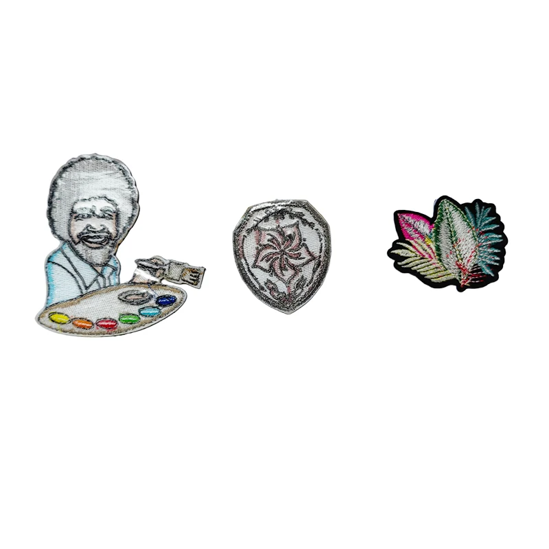 Customized products Embroidery Label Clothing Embroidery Stamp Cute Cartoon Animal Rabbit Cat Patch Patch Embroidery Fabric