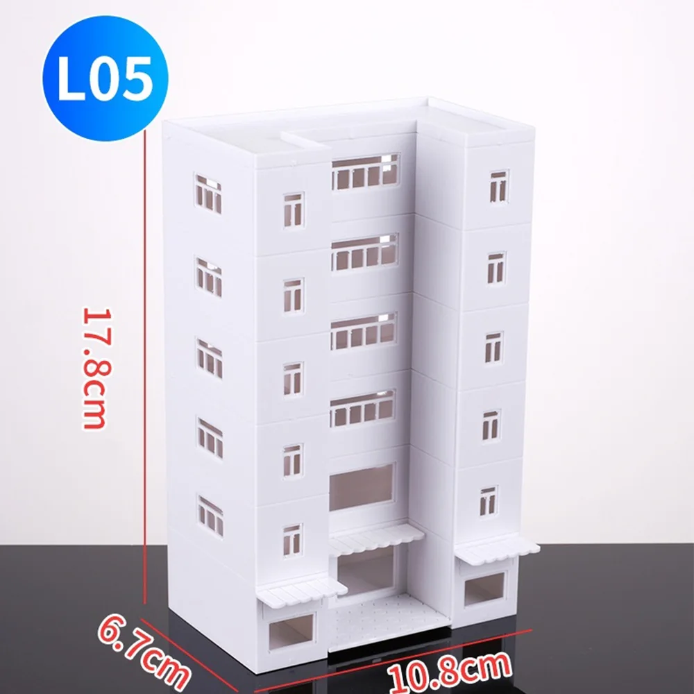 Scale 1:87 1:150 1:144 Building Model ABS Plastic Architecture Dioramas Landscape Layout Kits 1pcs