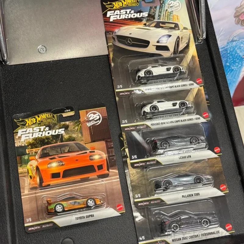 New Hot Wheels Premium Hnw46 Toyota Supra Chase Car Fast And Furious Batch R Series 1 64 Scale Real Riders Collectible Vehicle