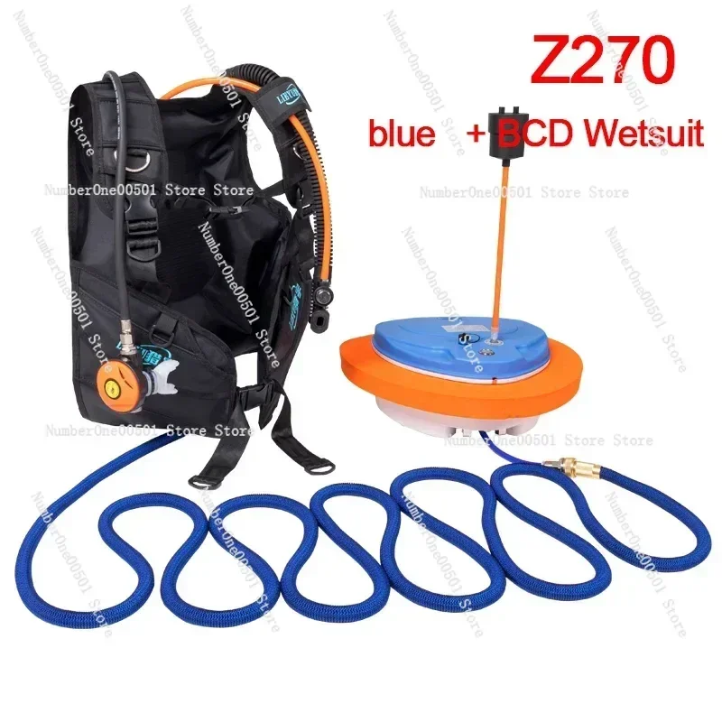 

2023 Scuba Diving Snorkel Equipment Trap Mobile Ventilator Support Deepest Time To 10 Meters Is 3.5-5 Hours Underwater Snorkel