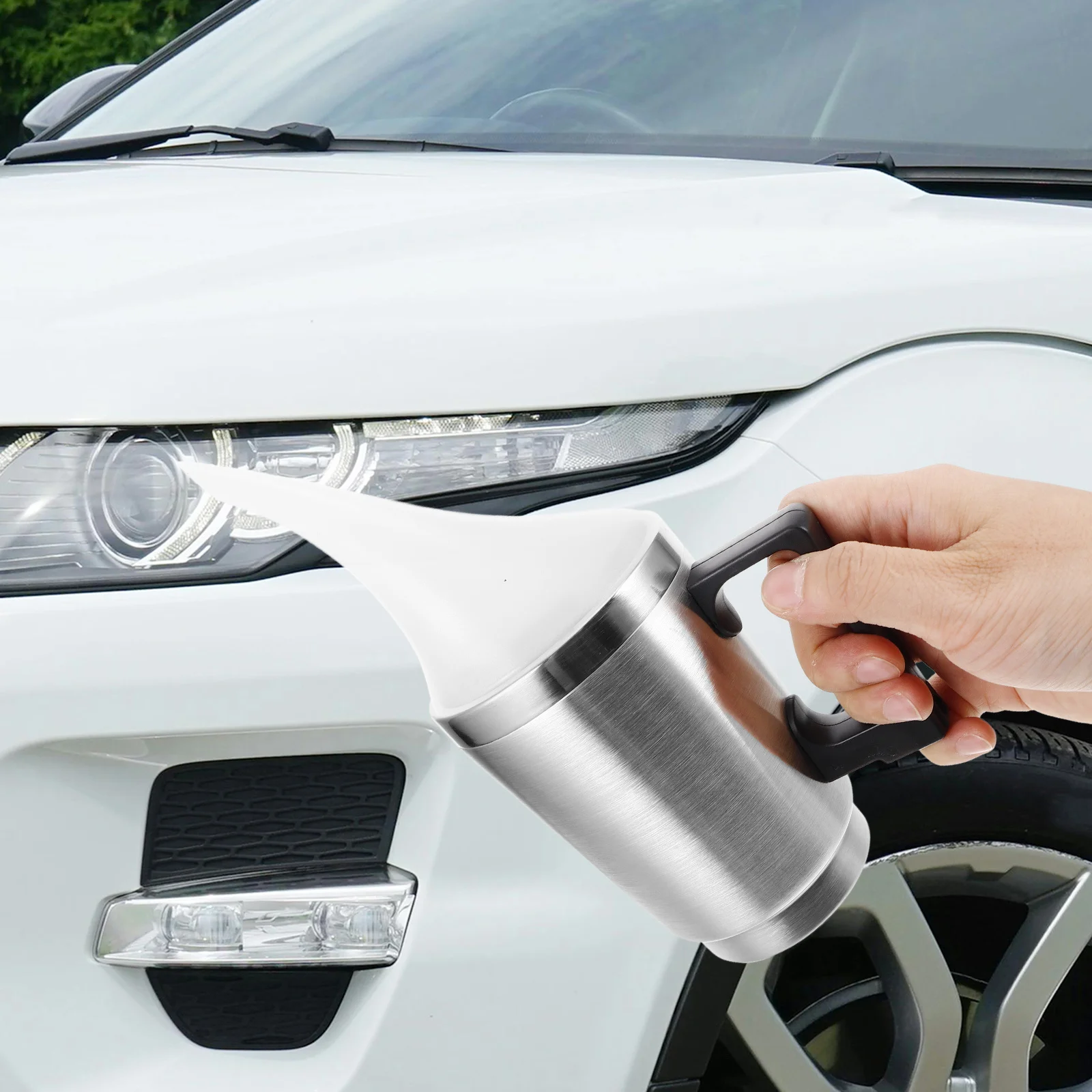 

Headlight Restoration Kit Vapor Cleaner Car Heating Cup One Button Operation Cloudy Lens Repair Set Car Headlight Restoration