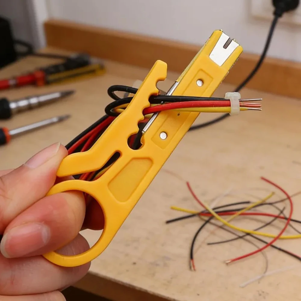 1PC Multi Cable Stripping Tool for RJ45 RJ11 Network Phone Stripping Wire Cutter Multi Tools Cut Line Multifunctional Hand Tools