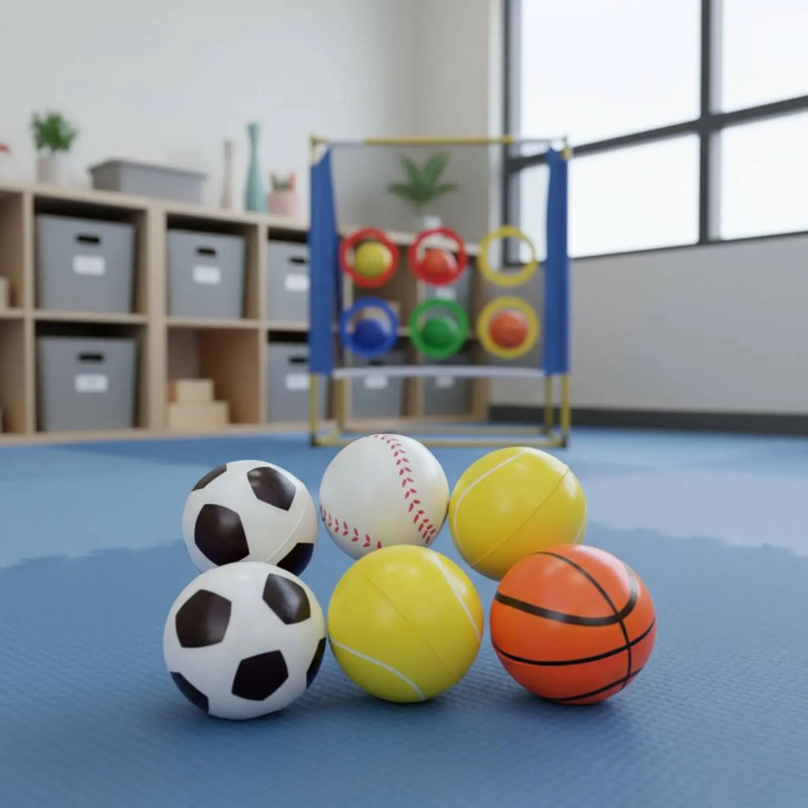 Kids Throwing Target Net Easy to Set up Large Toss Game Net Play Equipment Indoor and Outdoor Use Sports Gear Long-Lasting