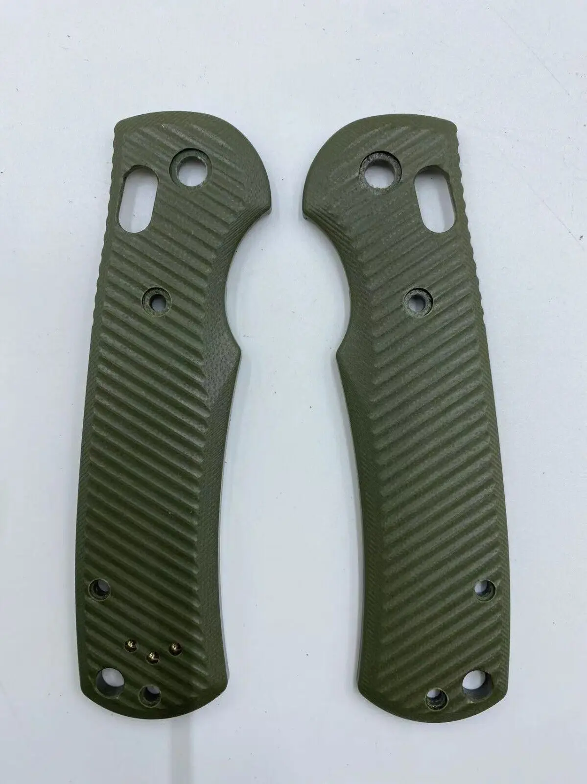 Imagem -02 - Facas Dobráveis com Escamas para Benchmade Griptilian G10 Cores 550 551 Par