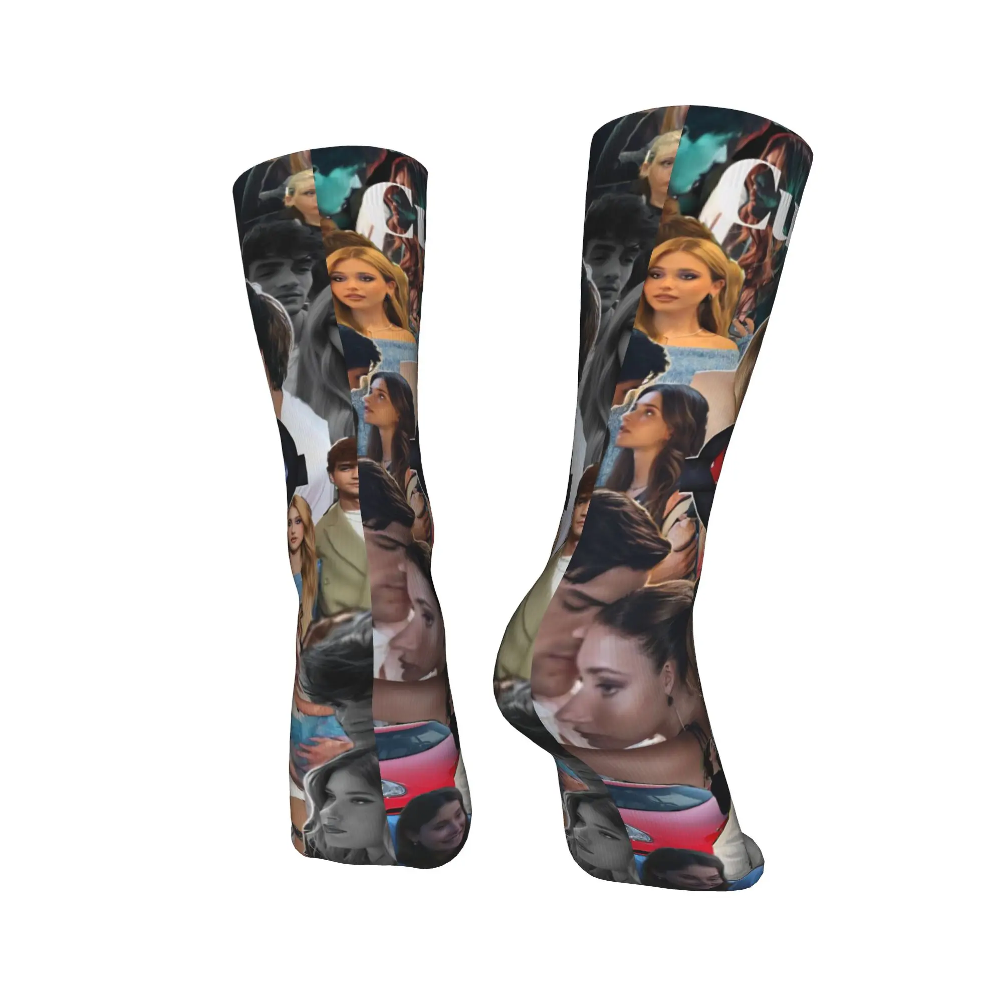 جوارب فيلم Culpa Mia جوارب أنيقة للزوجين جوارب ناعمة للخريف تصميم رياضي للجري جوارب غير قابلة للانزلاق فكرة هدية