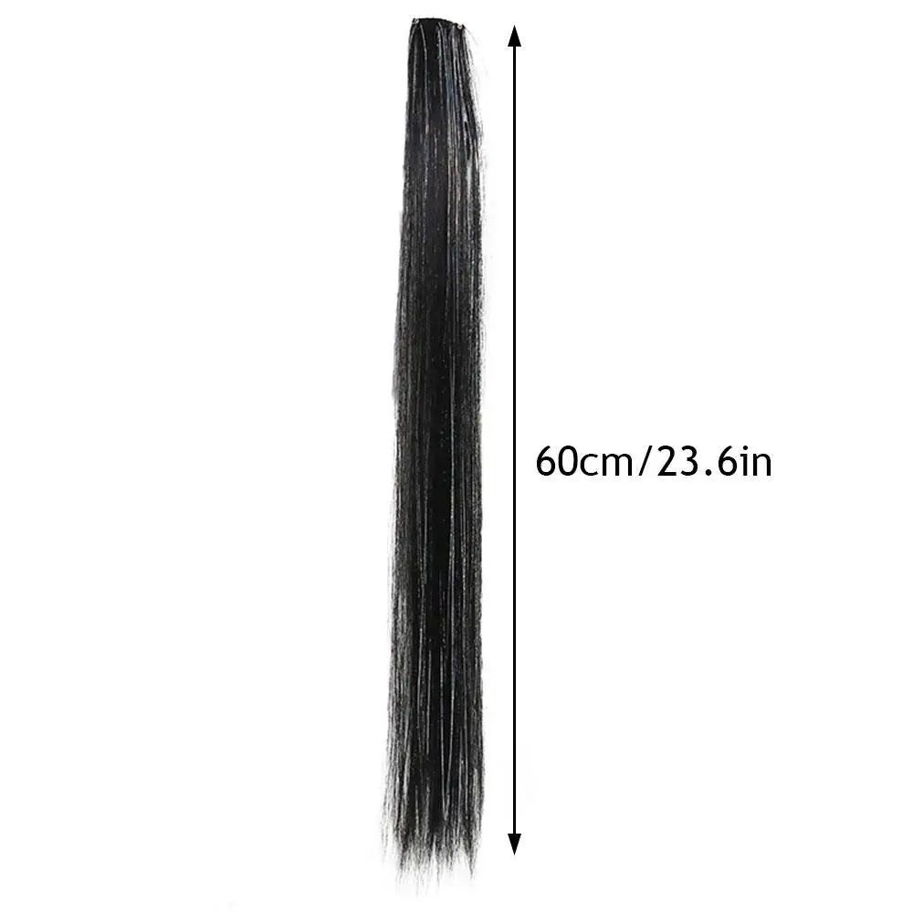 1 قطعة بهرج الشعر بريق كول تصفيف الشعر أداة الليزر نمط الشعر بهرج الشعر التمديد البريق كاذبة الشعر لامعة هيربيسي #6