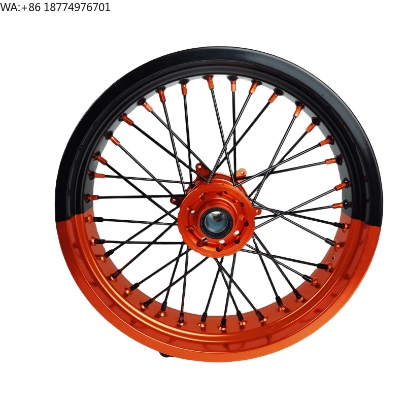 

Мотоциклетные колеса для мотокросса, двухцветные, 17 дюймов, Supermoto, для KTM XC SX SXF XCW XCF EXC-F EXC 300/450cc