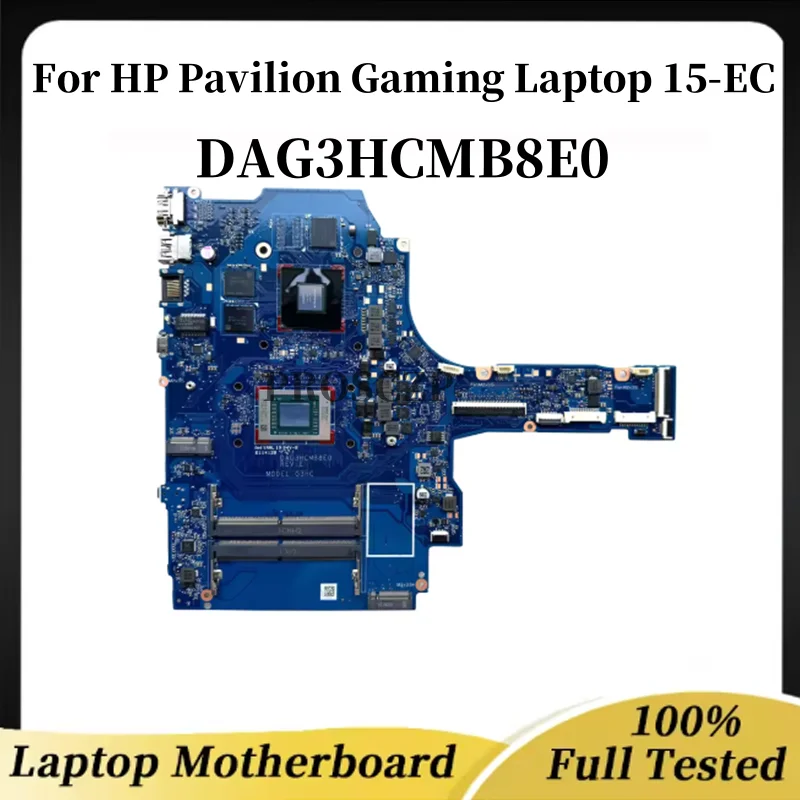 

L91091-001 используется для игрового ноутбука HP Pavilion 15-EC, материнская плата DAG3HCMB8E0 G3HC с R5-4600H + GTX1050 DDR4, 100% тестирование