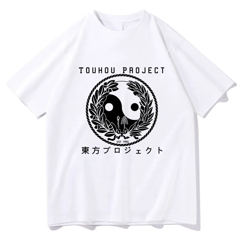 Anime TouHou Project Welcome Hell Tshirt 2026 Women Clothing Harajuku Clothes Summer Tops Unisex Graphic T Shirts