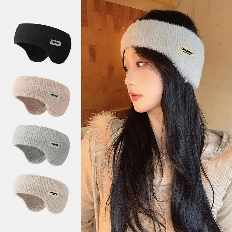 

Women Men Winter Warm Fluffy Faux Fur Ear Warmer Soft Plush Headband Windproof Earmuffs Outdoor Cold Protection Ear Cover