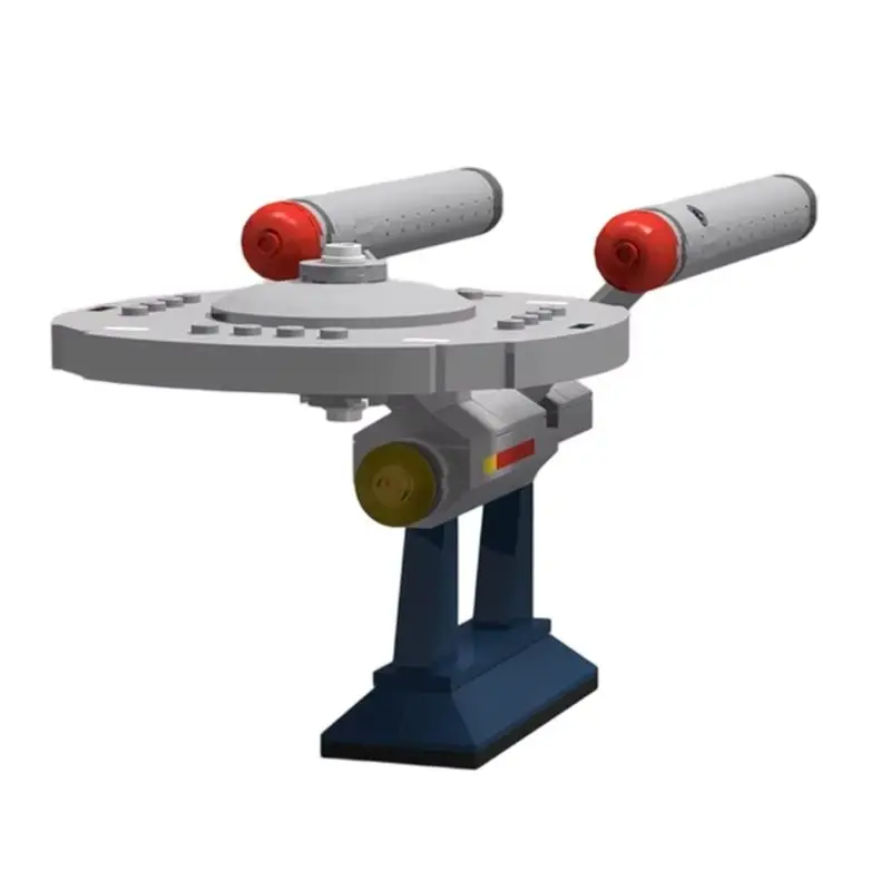 

Spaceship Star Trek Space Ship Model MOC Building Blocks Bricks Creative Assembly Toy Kids Birthday Gift Desktop Ornaments